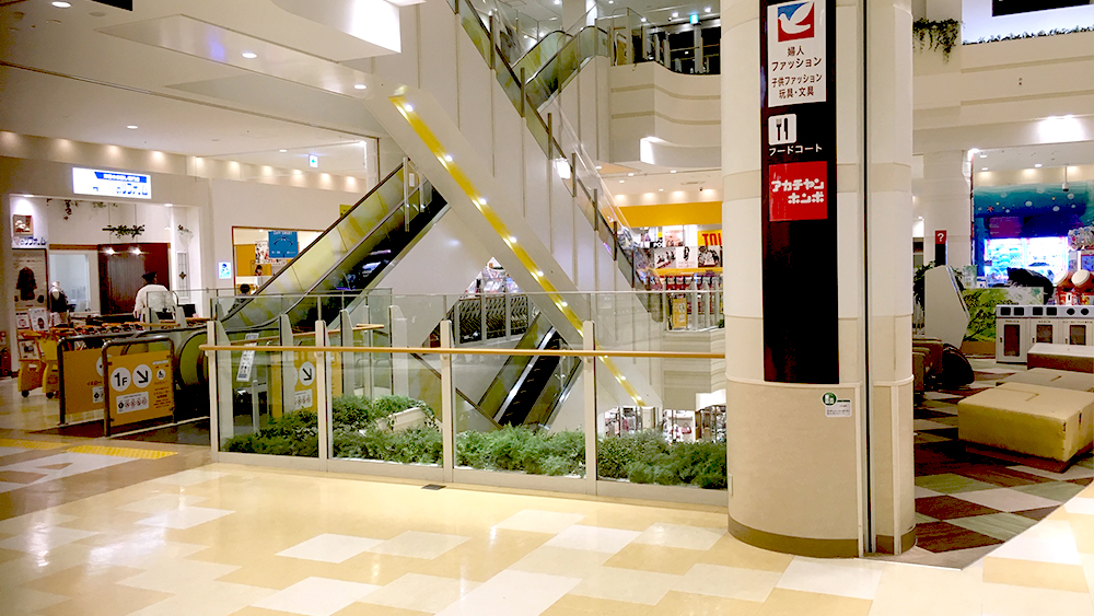 アリオ上尾 Prイベントに利用可能な 大型スポーツテナント側のスペース